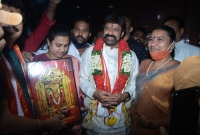 Akhanda team Vijayawda Kanaka Durga temple visit  title=